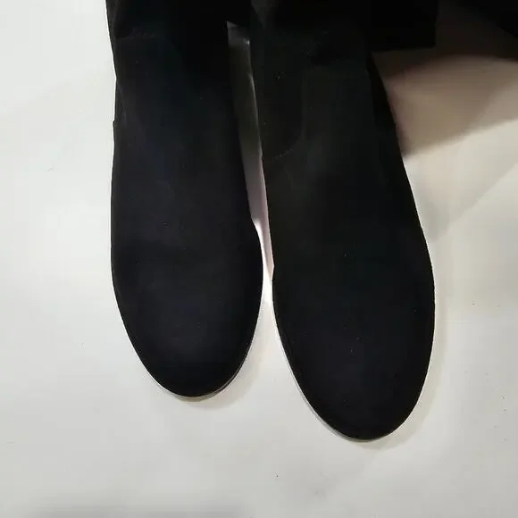 Stuart Weitzman Lowland Boot in Black Suede